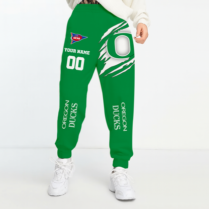 LIMITED EDITION - NEW CUSTOMIZED NCAA FBS14 OGD OREGON DUCKS UNISEX LONG PANTS