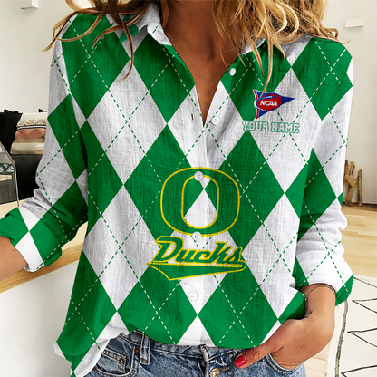 LIMITED DROP - NEW CUSTOMIZED | NCAA FBS14 OGD OG DUCKS WOMEN CASUAL SHIRT FOR FAN