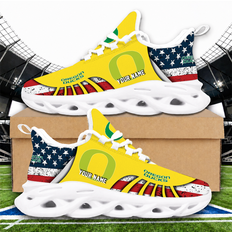 [FAN FAVORITE] NEW CUSTOMIZED NCAA FBS14 OGD OREGON DUCKS CLUNKY SNEAKERS
