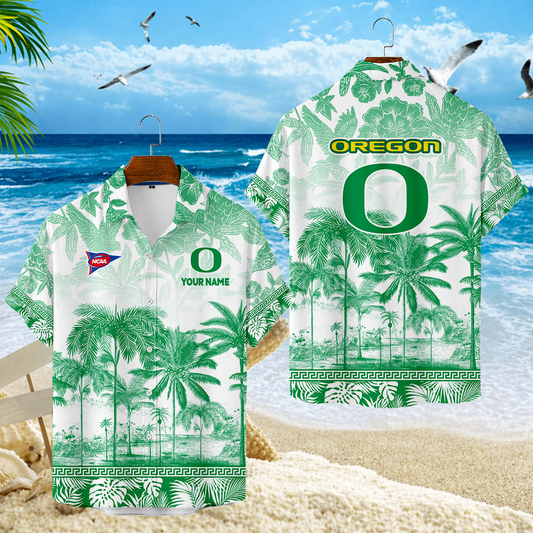 LIMITED EDITION - NEW CUSTOMIZED FBS14 OGD OREGON DUCKS UNISEX HAWAIIAN SHIRT