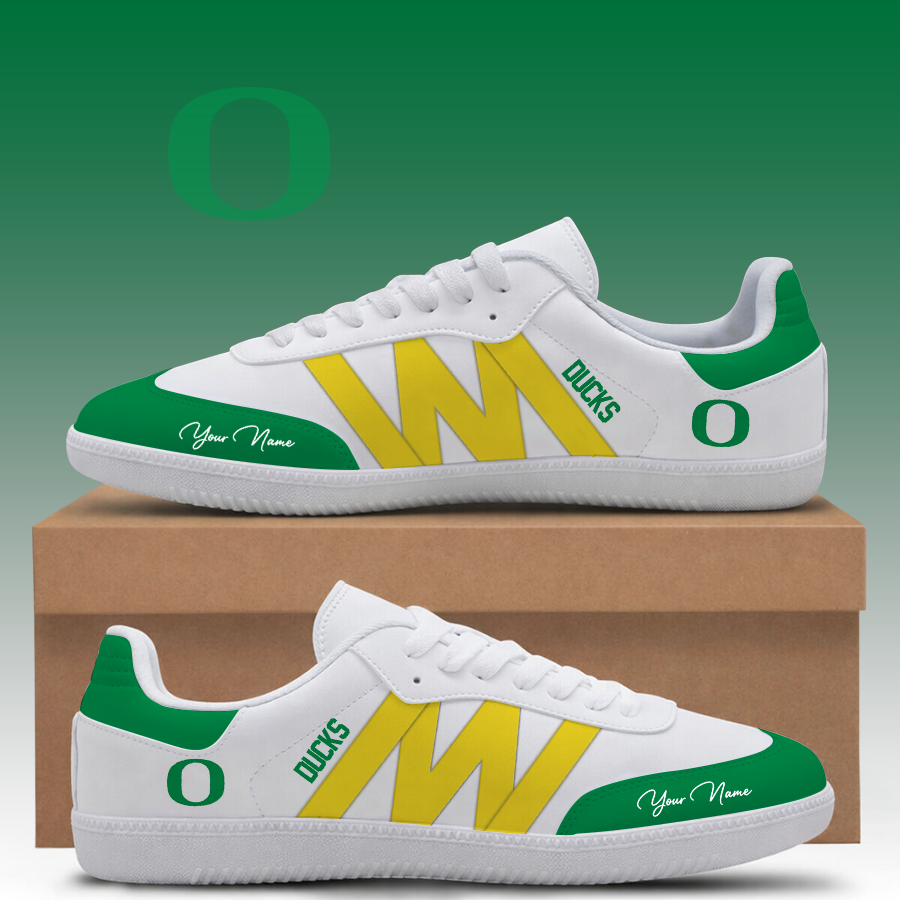 [FAN FAVORITE] NEW CUSTOMIZED NCAA FBS14 OGD OREGON DUCKS CLASSIC SNEAKERS