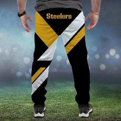LIMITED EDITION - NEW CUSTOMIZED NFL14 PSB PITTSBURGH STEELERS SWEATPANTS