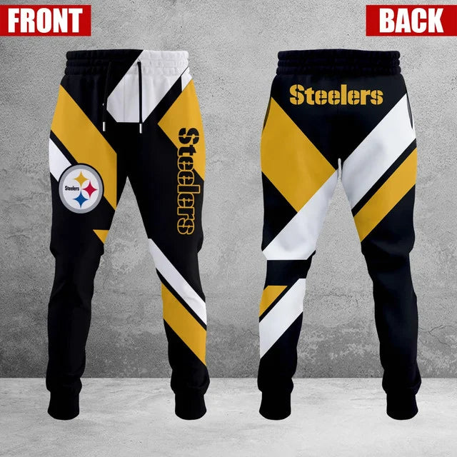 LIMITED EDITION - NEW CUSTOMIZED NFL14 PSB PITTSBURGH STEELERS SWEATPANTS