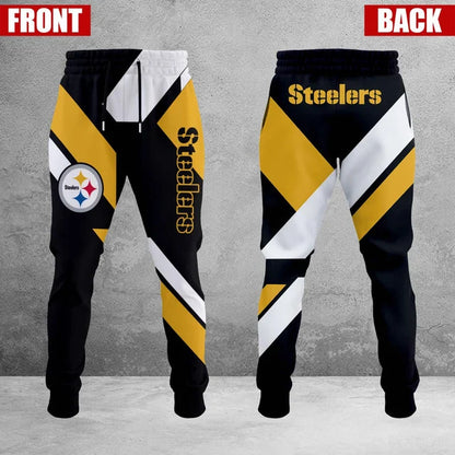 LIMITED EDITION - NEW CUSTOMIZED NFL14 PSB PITTSBURGH STEELERS SWEATPANTS