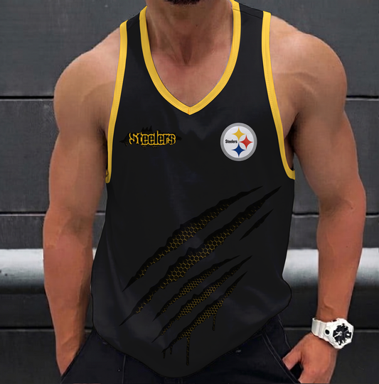 SPECIAL EDITION - NEW CUSTOMIZED NFL14 PSB PITTSBURGH STEELERS UNISEX TANK TOP