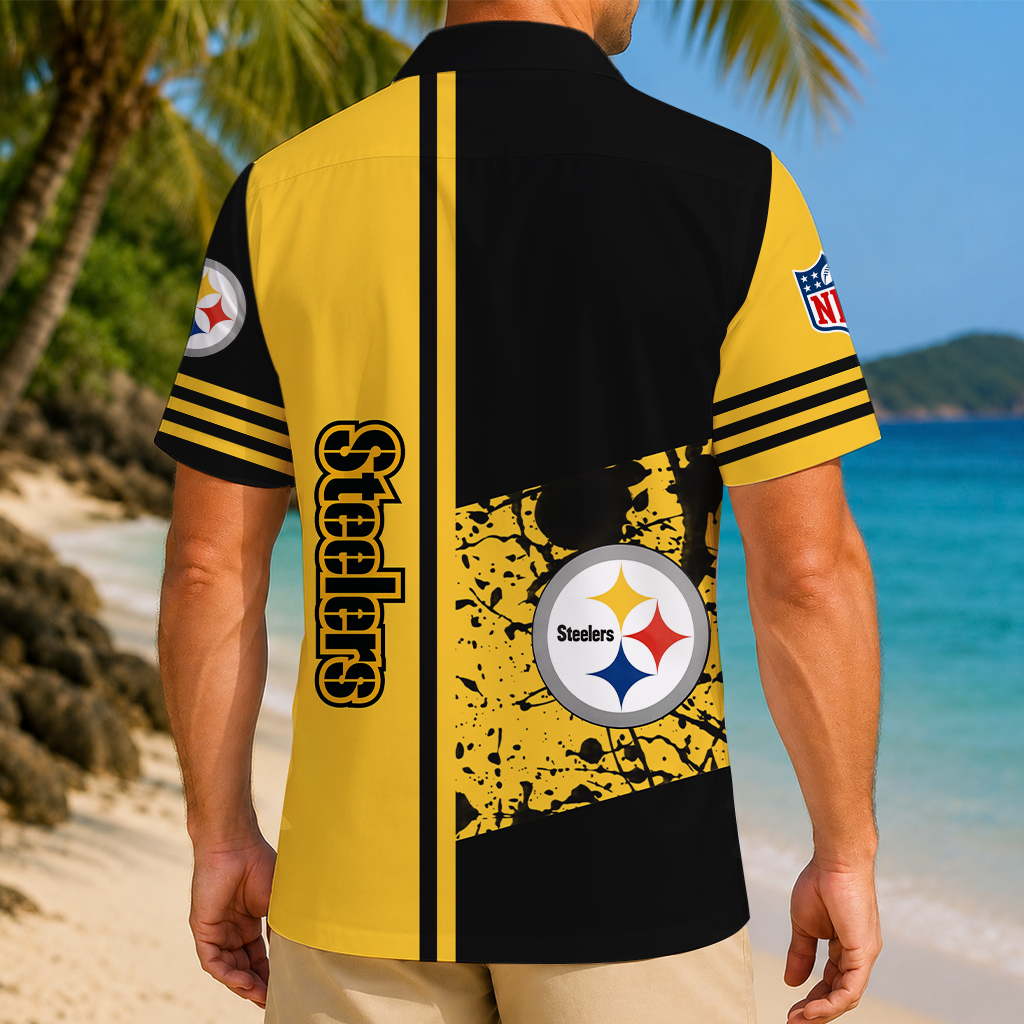LIMITED EDITION - NEW CUSTOMIZED NFL14 PSB PITTSBURGH STEELERS UNISEX HAWAIIAN SHIRT
