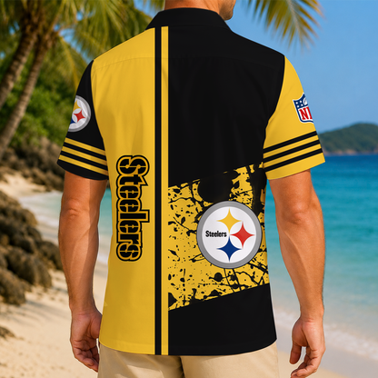 LIMITED EDITION - NEW CUSTOMIZED NFL14 PSB PITTSBURGH STEELERS UNISEX HAWAIIAN SHIRT