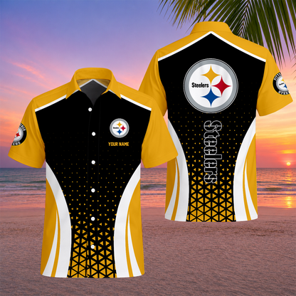 LIMITED EDITION - NEW CUSTOMIZED NFL14 PSB PITTSBURGH STEELERS UNISEX HAWAIIAN SHIRT