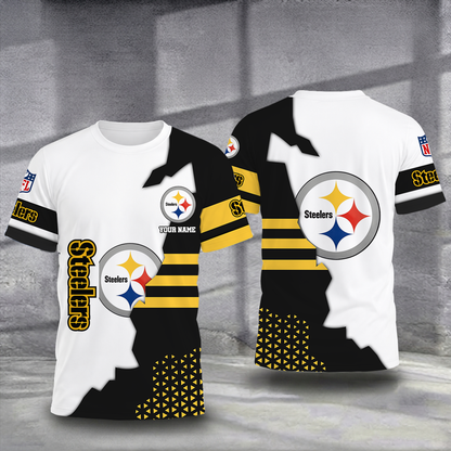 LIMITED EDITION - NEW CUSTOMIZED NFL14 PSB PITTSBURGH STEELERS T-SHIRT, POLO SHIRT, ZIP POLO SHIRT, SWEATSHIRT, HOODIE & ZIP HOODIE