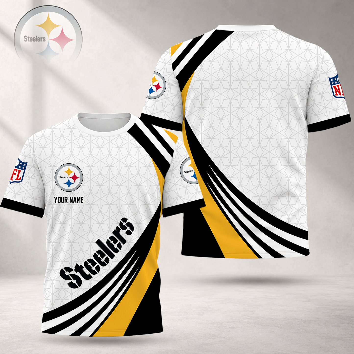 LIMITED EDITION - NEW CUSTOMIZED NFL14 PSB PITTSBURGH STEELERS T-SHIRT, POLO SHIRT, ZIP POLO SHIRT, SWEATSHIRT, HOODIE & ZIP HOODIE