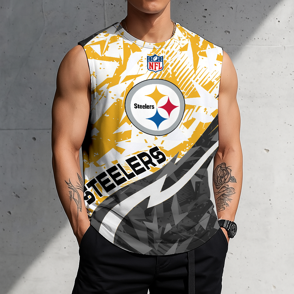 LIMITED EDITION - NEW CUSTOMIZED NFL14 PSB PITTSBURGH STEELERS MEN'S GYM SHIRT