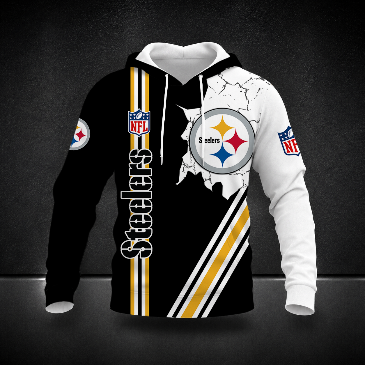 LIMITED EDITION - NEW CUSTOMIZED NFL14 PSB PITTSBURGH STEELERS T-SHIRT, POLO SHIRT, ZIP POLO SHIRT, SWEATSHIRT, HOODIE & ZIP HOODIE