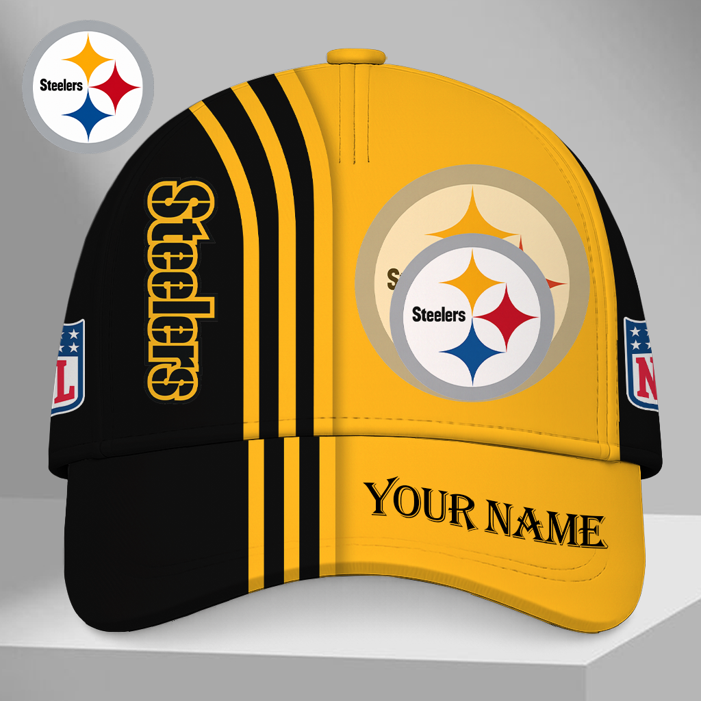 EXCLUSIVE EDITION - NEW CUSTOMIZED NFL14 PSB PITTSBURGH STEELERS CLASSIC CAP