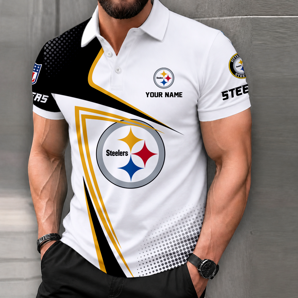 LIMITED EDITION - NEW CUSTOMIZED NFL14 PSB PITTSBURGH STEELERS T-SHIRT, POLO SHIRT, ZIP POLO SHIRT, SWEATSHIRT, HOODIE & ZIP HOODIE