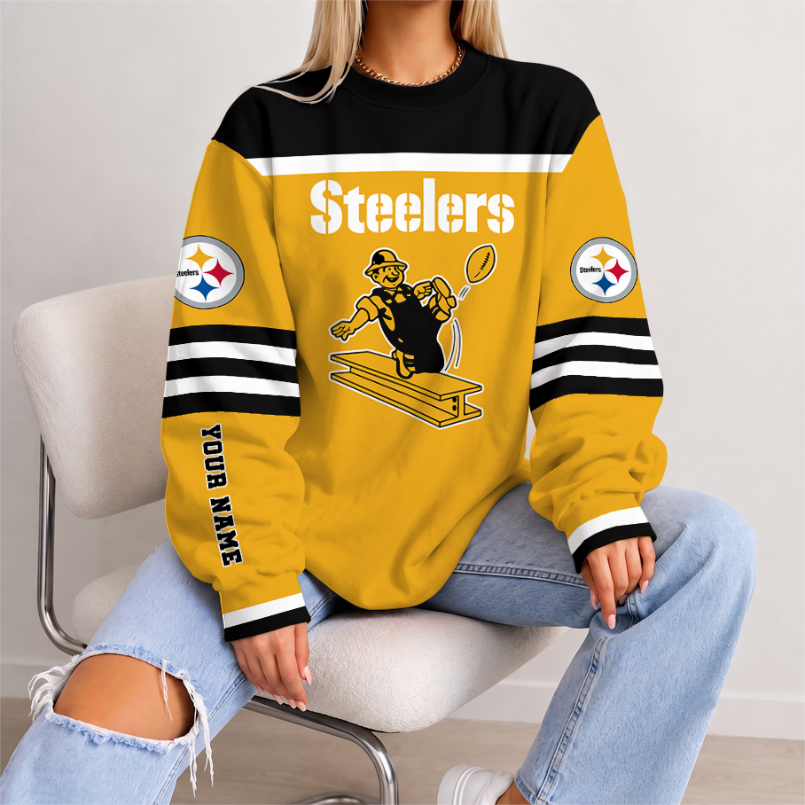 [SPECIAL OFFER] NEW CUSTOMIZED NFL14 PSB PITTSBURGH STEELERS UNISEX SWEATSHIRT