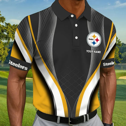 LIMITED EDITION - NEW CUSTOMIZED NFL14 PSB PITTSBURGH STEELERS T-SHIRT, POLO SHIRT, ZIP POLO SHIRT, SWEATSHIRT, HOODIE & ZIP HOODIE