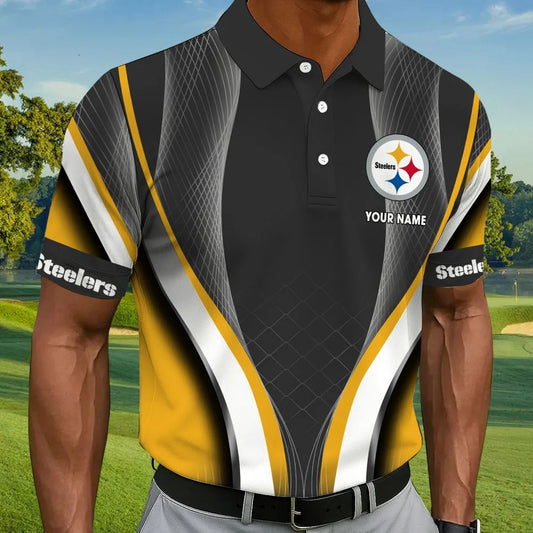 LIMITED EDITION - NEW CUSTOMIZED NFL14 PSB PITTSBURGH STEELERS T-SHIRT, POLO SHIRT, ZIP POLO SHIRT, SWEATSHIRT, HOODIE & ZIP HOODIE
