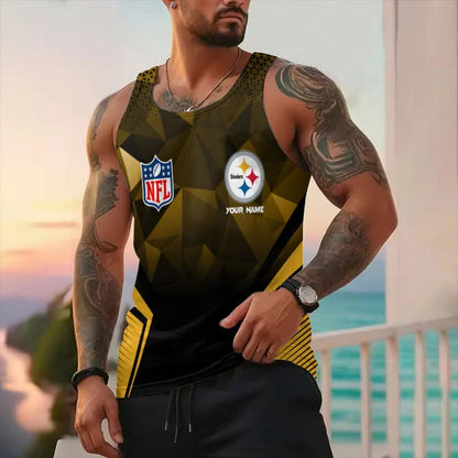 LIMITED EDITION - NEW CUSTOMIZED NFL14 PB STEELERS UNISEX TANK TOP