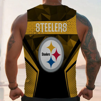 LIMITED EDITION - NEW CUSTOMIZED NFL14 PB STEELERS UNISEX TANK TOP