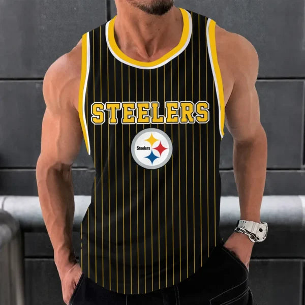 [SPECIAL OFFER] NEW CUSTOMIZED NFL14 PSB PITTSBURGH STEELERS UNISEX TANK TOP