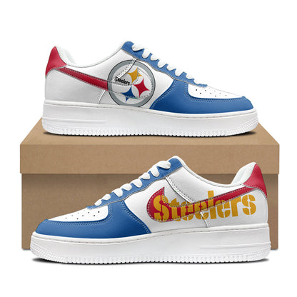 [SPECIAL OFFER] NEW CUSTOMIZED NFL14 PSB PITTSBURGH STEELERS AF1 SHOES