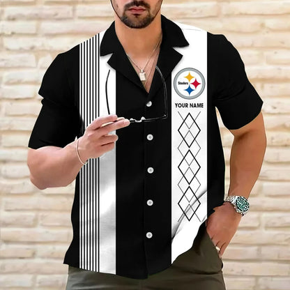 LIMITED EDITION - NEW CUSTOMIZED NFL14 PSB PITTSBURGH STEELERS HAWAIIAN SHIRT