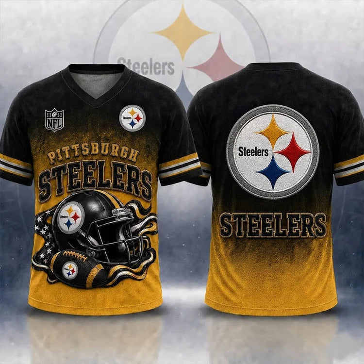 LIMITED EDITION - NEW CUSTOMIZED NFL14 PITTSBURGH STEELERS T-SHIRTS, POLO, SWEASHIRTS, V-NECK T-SHIRT, HOODIE & ZIP HOODIE