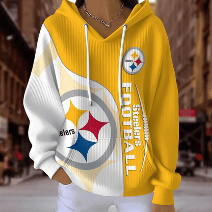 [SPECIAL OFFER] NEW CUSTOMIZED NFL14 PSB PITTSBURGH STEELERS RIBBED HOODIE & SWEATSHIRT