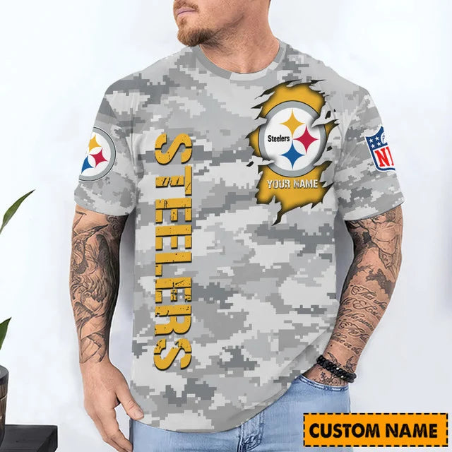 LIMITED EDITION - NEW CUSTOMIZED NFL14 PSB PITTSBURGH STEELERS T-SHIRT, POLO SHIRT, ZIP POLO SHIRT, SWEATSHIRT, HOODIE & ZIP HOODIE