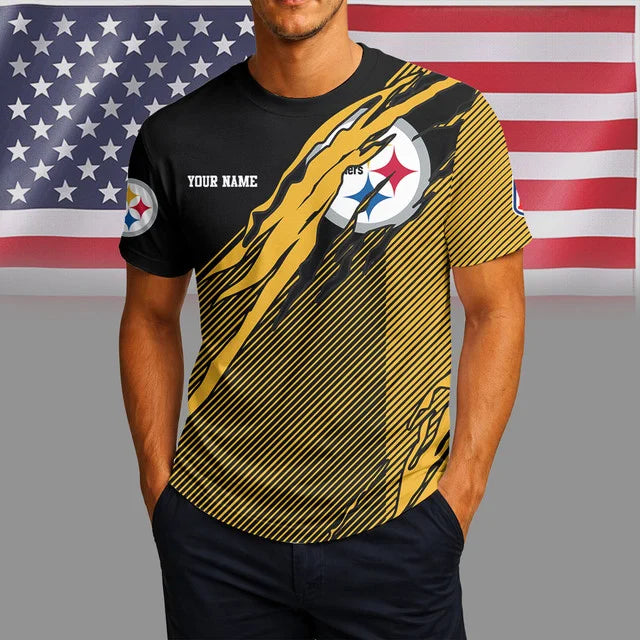 LIMITED EDITION - NEW CUSTOMIZED NFL14 PSB PITTSBURGH STEELERS T-SHIRT, POLO SHIRT, ZIP POLO SHIRT, SWEATSHIRT, HOODIE & ZIP HOODIE