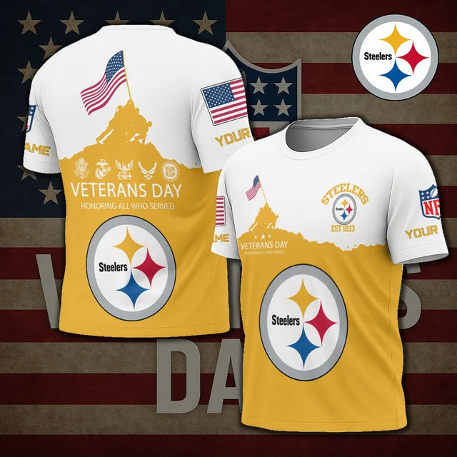 LIMITED EDITION - NEW CUSTOMIZED NFL14 PB STEELERS UNISEX T-SHIRT, SWEATSHIRT, HOODIE & ZIP HOODIE