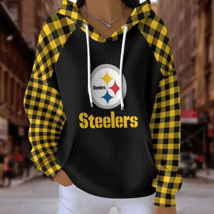 [SPECIAL OFFER] NEW CUSTOMIZED NFL14 PSB PITTSBURGH STEELERS RIBBED HOODIE & SWEATSHIRT