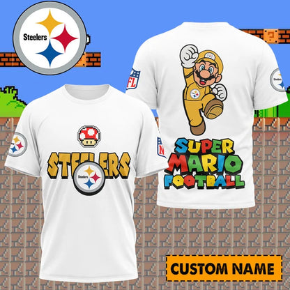 LIMITED EDITION - NEW CUSTOMIZED NFL14 PB STEELERS UNISEX T-SHIRT, SWEATSHIRT, HOODIE & ZIP HOODIE