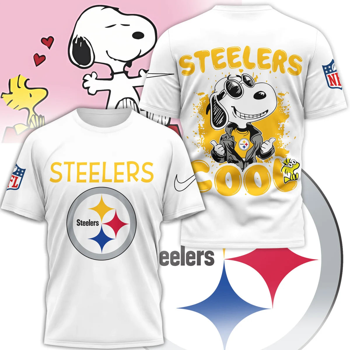 LIMITED EDITION - NEW CUSTOMIZED NFL14 PB STEELERS T-SHIRT, SWEATSHIRT, HOODIE & ZIP HOODIE