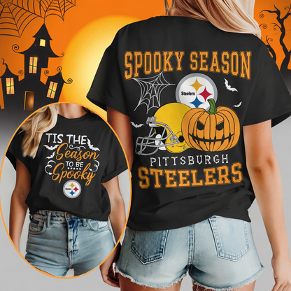 LIMITED EDITION - NEW CUSTOMIZED NFL14 PSB PITTSBURGH STEELERS  HALLOWEEN T-SHIRT, HOODIE & ZIP HOODIE