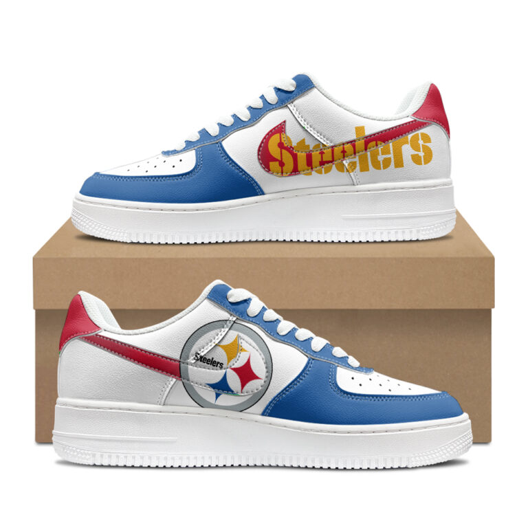 [SPECIAL OFFER] NEW CUSTOMIZED NFL14 PSB PITTSBURGH STEELERS AF1 SHOES