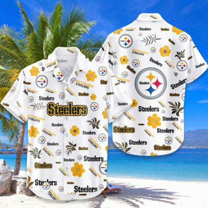LIMITED EDITION - NEW CUSTOMIZED NFL14 PSB PITTSBURGH STEELERS UNISEX HAWAIIAN SHIRT