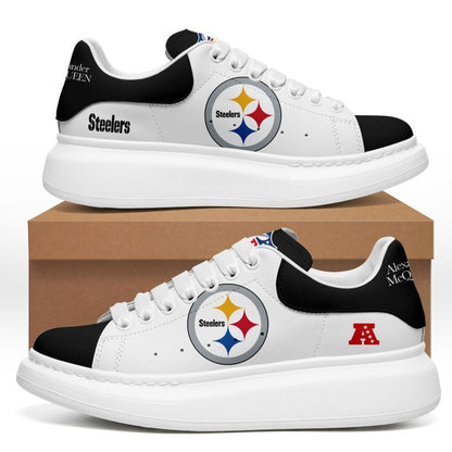 [SPECIAL OFFER] NEW CUSTOMIZED NFL14 PSB PITTSBURGH STEELERS MCQUEEN SHOES
