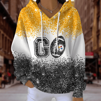 [SPECIAL OFFER] NEW CUSTOMIZED NFL14 PSB PITTSBURGH STEELERS RIBBED HOODIE & SWEATSHIRT