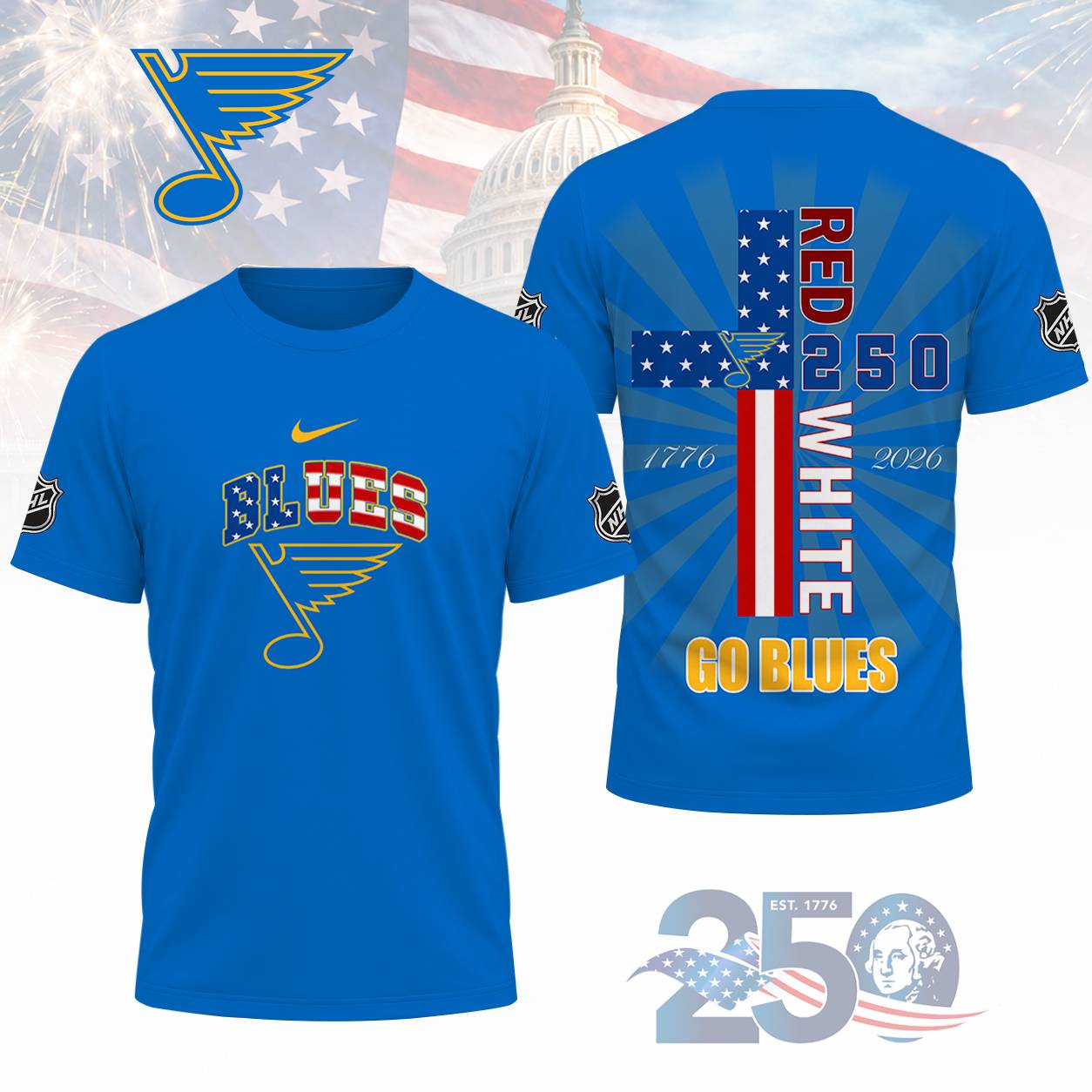 LIMITED EDITION - NEW CUSTOMIZED NHL14 SLB ST. LOUIS BLUES T-SHIRT, POLO SHIRT, ZIP POLO SHIRT, SWEATSHIRT, HOODIE & ZIP HOODIE