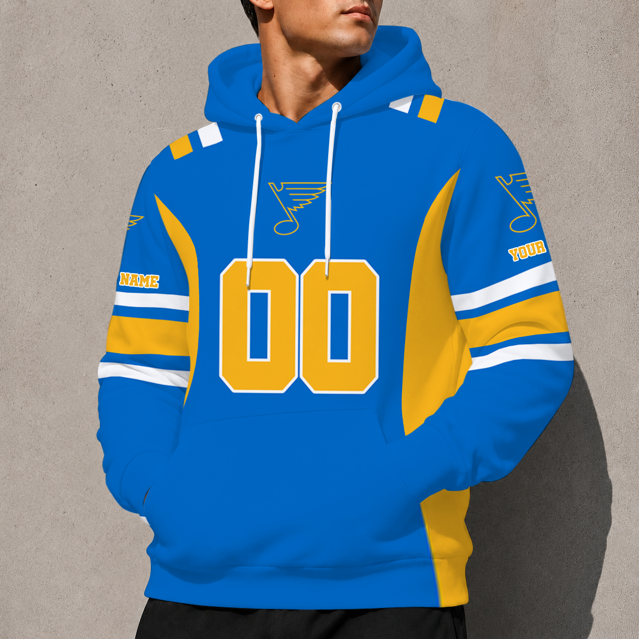 ELITE EDITION - NEW CUSTOMIZED NHL14 SLB ST. LOUIS BLUES HOODIE, ZIP HOODIE, T-SHIRT, POLO SHIRT, ZIP POLO SHIRT & SWEATSHIRT