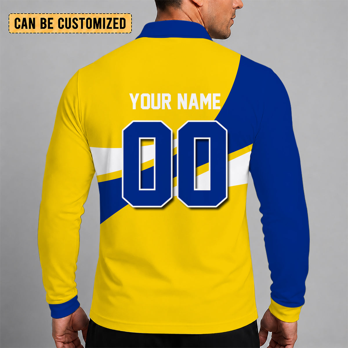 [SUPER SALE] NEW CUSTOMIZED NHL14 SLB ST. LOUIS BLUES MEN LONG SLEEVE POLO