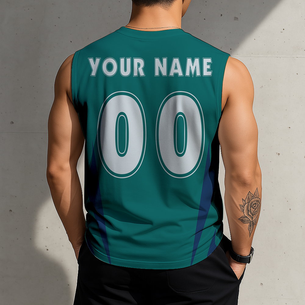 LIMITED EDITION - NEW CUSTOMIZED MLB14 SMS SEATTLE MARINERS MEN'S GYM SHIRT
