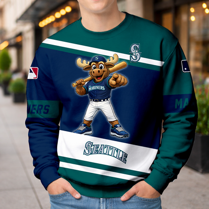 LIMITED EDITION - NEW CUSTOMIZED MLB14 SMS SEATTLE MARINERS UNISEX T-SHIRT, HOODIE & JACKETS