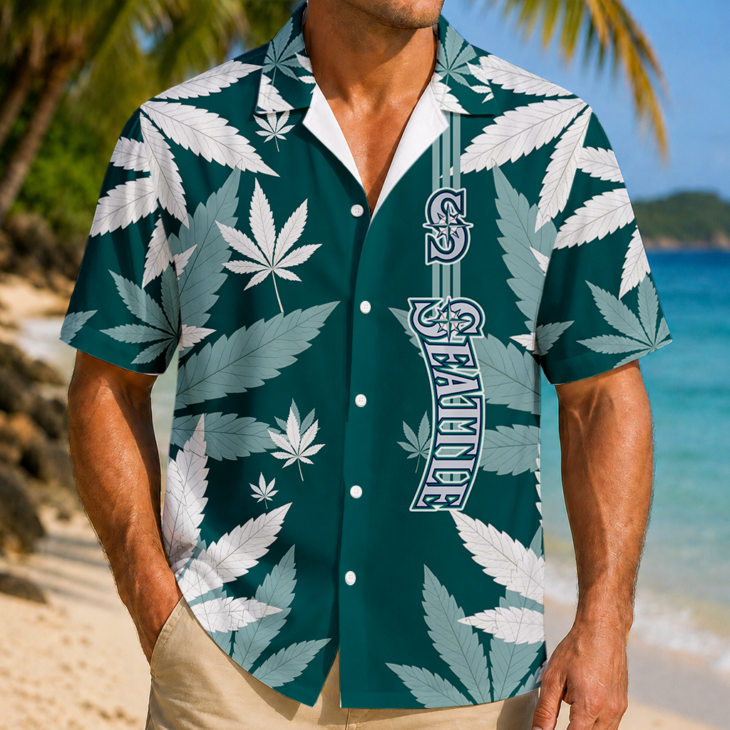 LIMITED EDITION - NEW CUSTOMIZED MLB14 SMS SEATTLE MARINERS UNISEX HAWAIIAN SHIRT