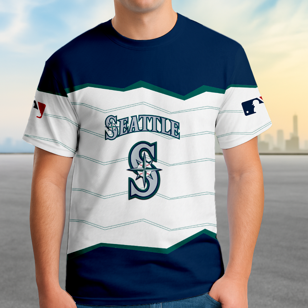 LIMITED EDITION - NEW CUSTOMIZED MLB14 SMS SEATTLE MARINERS UNISEX T-SHIRT, SWEASHIRTS, HOODIE & JACKETS