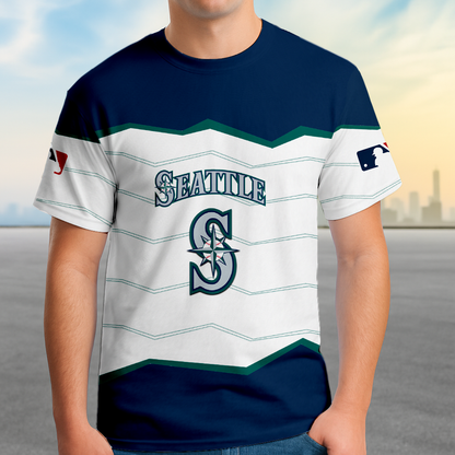 LIMITED EDITION - NEW CUSTOMIZED MLB14 SMS SEATTLE MARINERS UNISEX T-SHIRT, SWEASHIRTS, HOODIE & JACKETS