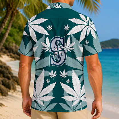 LIMITED EDITION - NEW CUSTOMIZED MLB14 SMS SEATTLE MARINERS UNISEX HAWAIIAN SHIRT