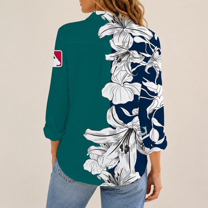 [FLASH SALE] NEW CUSTOMIZED MLB14 SMS SEATTLE MARINERS WOMEN CASUAL SHIRT