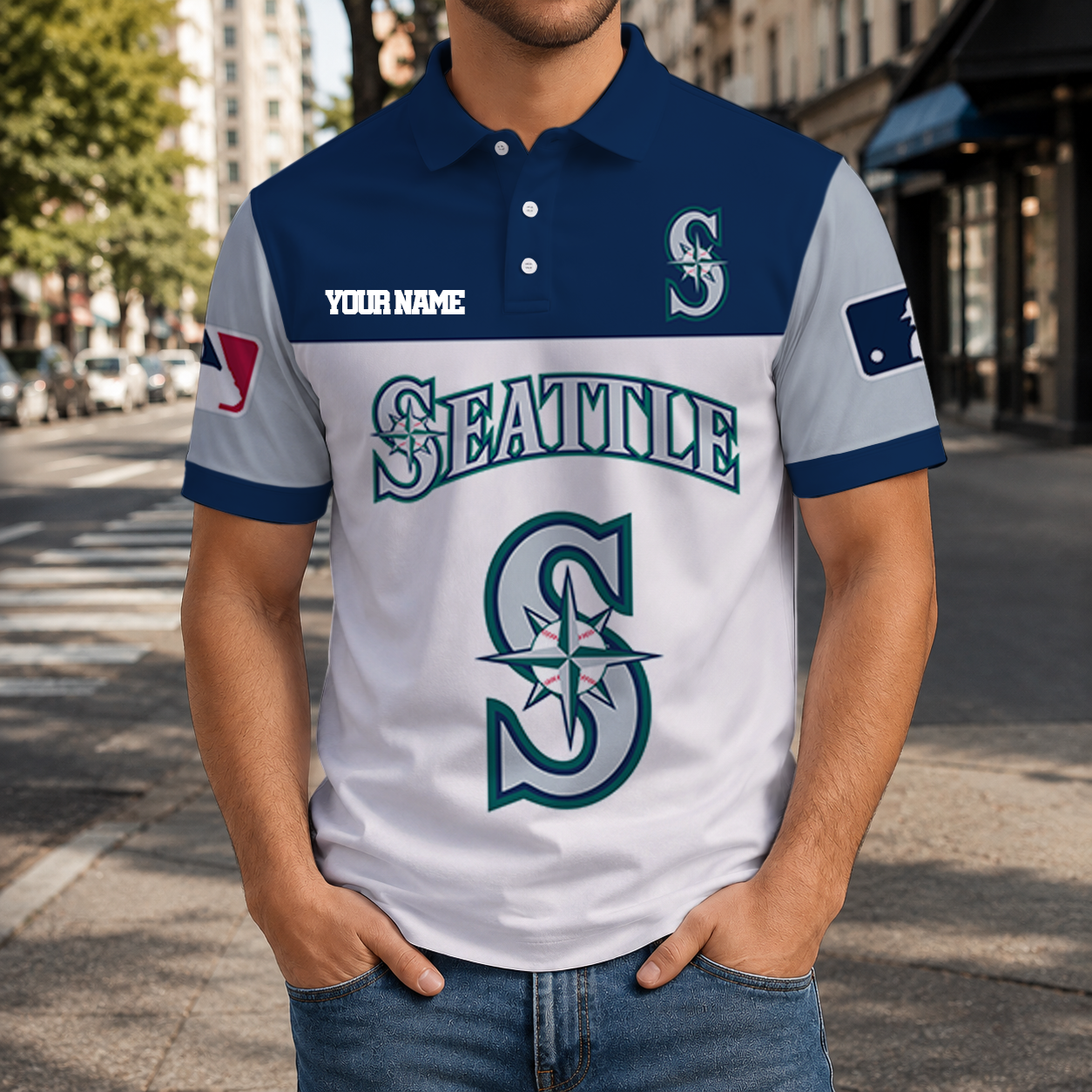 LIMITED EDITION - NEW CUSTOMIZED MLB14 SMS SEATTLE MARINERS T-SHIRT, POLO SHIRT, ZIP POLO SHIRT, SWEATSHIRT, HOODIE & ZIP HOODIE